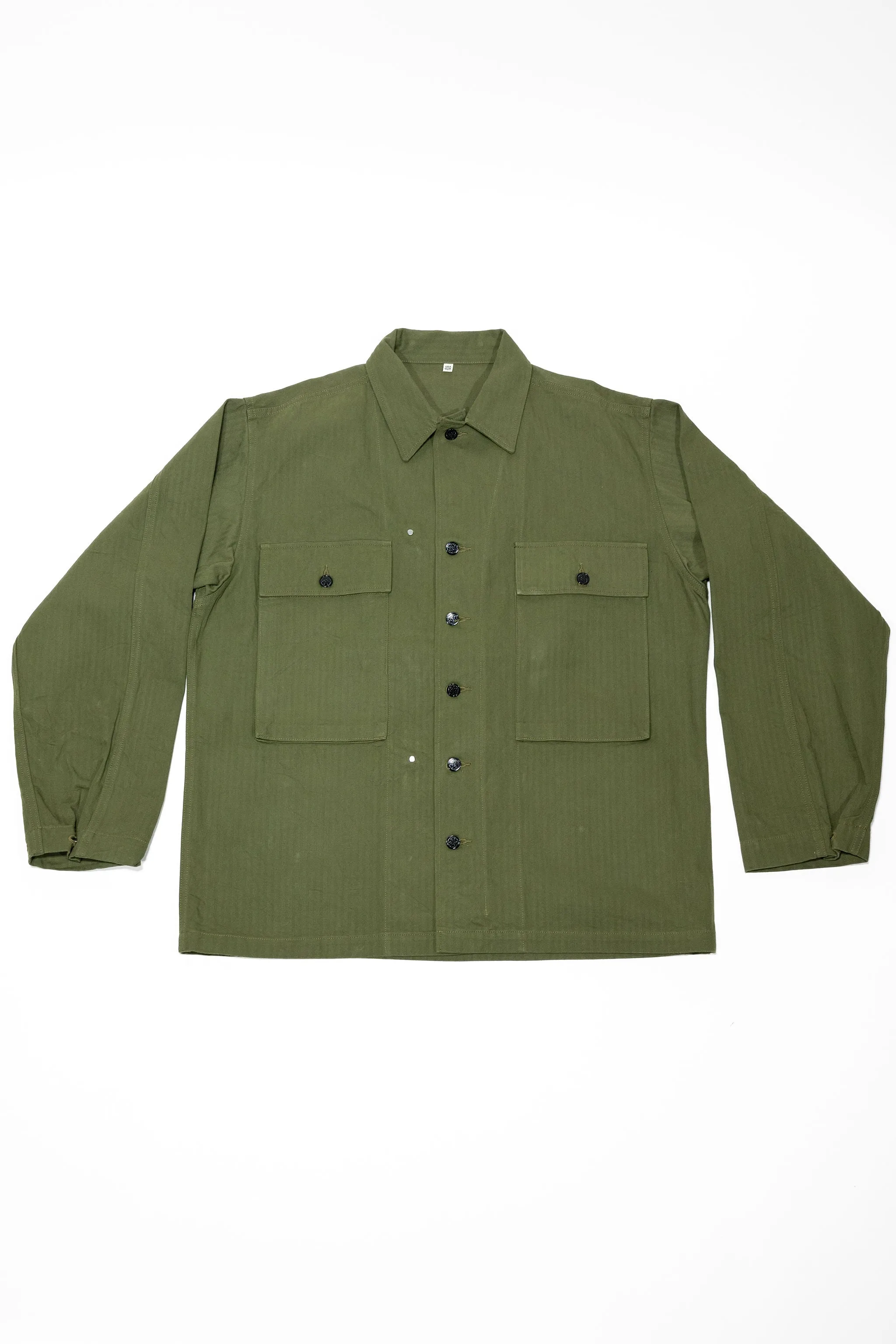 Buzz Rickson's BR15887 Herringbone Twill Jacket Special - Olive sold by Franklin and Poe product image thumbnail 4