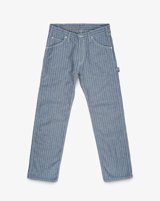 Iron Heart IH-830-IND 10.5oz Herringbone Painter’s Pants - Indigo made by Iron Heart