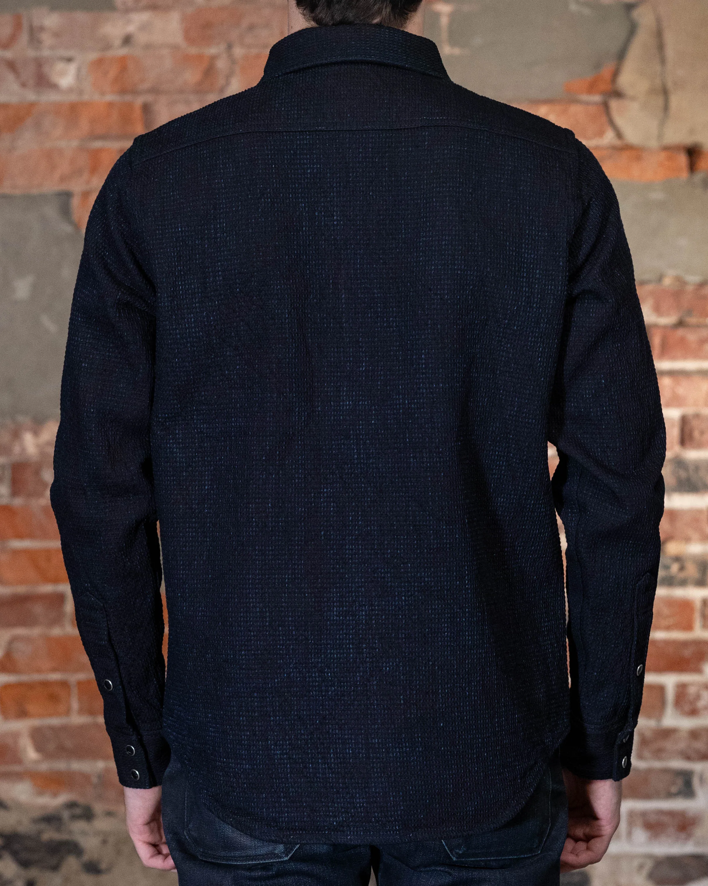 Iron Heart IHSH-437-IND 13.5oz Dobby Cloth CPO Shirt - Indigo sold by Franklin and Poe product image thumbnail 3
