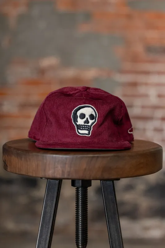 Ampal Creative The Skull - Merlot Snapback made by Franklin and Poe