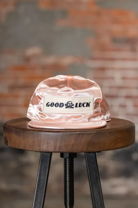 Ampal Creative Good Luck Satin Peach - Snapback made by Franklin and Poe