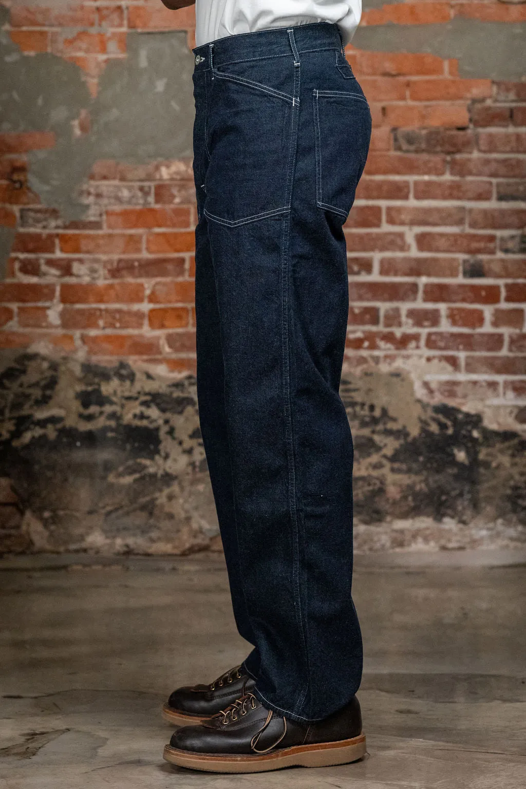 Buzz Rickson's BR41106 Denim Working Trousers - One Wash sold by Franklin and Poe product image thumbnail 2