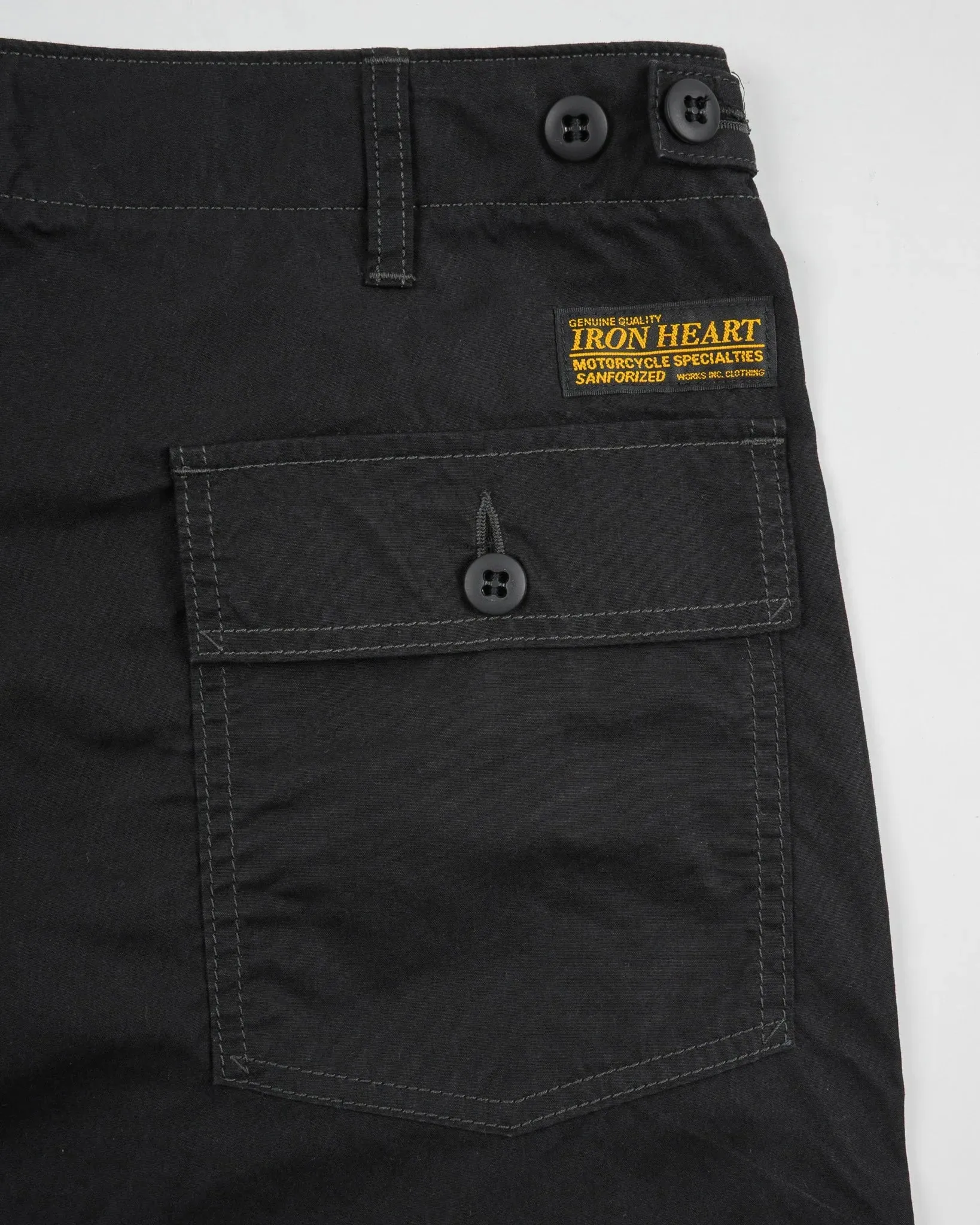 Iron Heart IH-745-BLK 4oz Cotton/Nylon Baker Pants - Black sold by Franklin and Poe product image thumbnail 4
