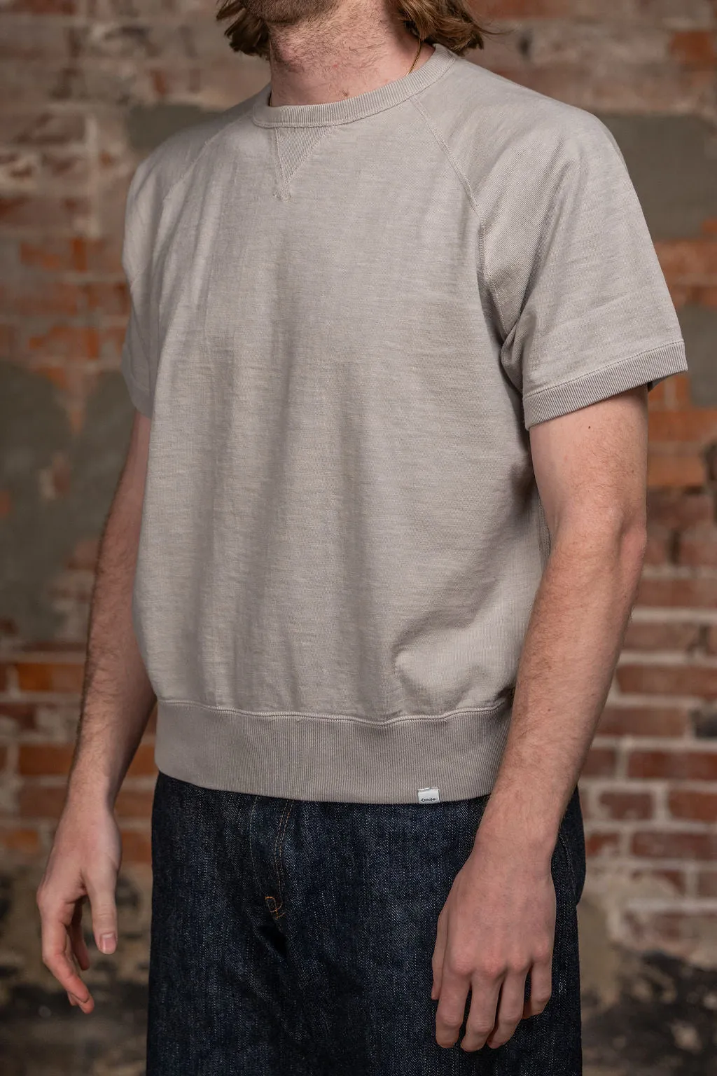 Omoto Denim 12.5oz Memphis Cotton T-Shirt - Gray sold by Franklin and Poe product image thumbnail 2