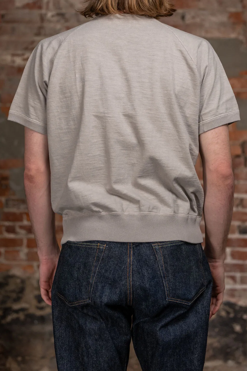 Omoto Denim 12.5oz Memphis Cotton T-Shirt - Gray sold by Franklin and Poe product image thumbnail 3