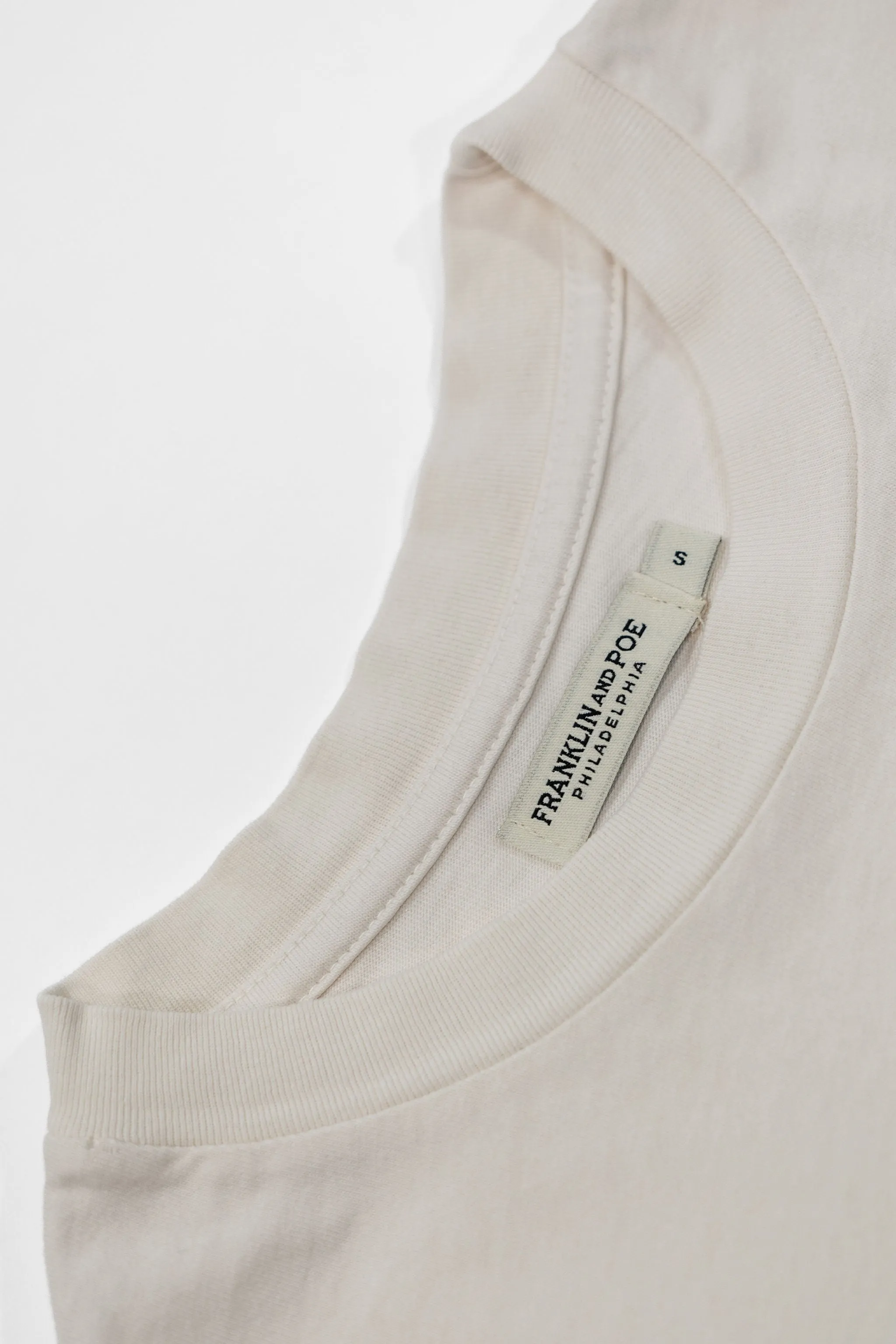 Franklin & Poe Vintage Tee - White sold by Franklin and Poe product image thumbnail 5