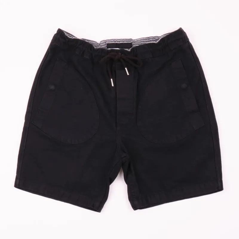 Freenote Cloth Deck Shorts - Black made by Freenote Cloth