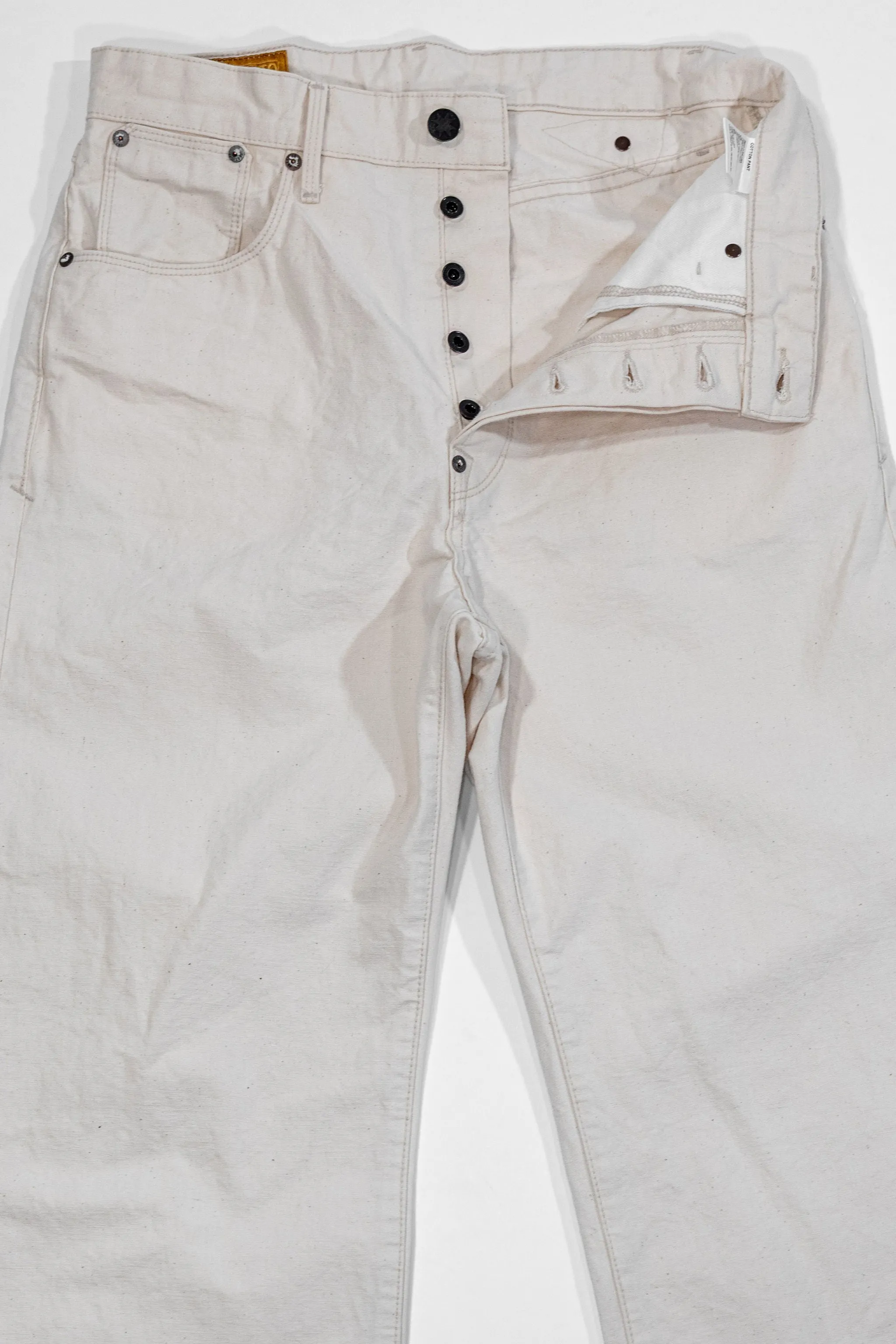 Freenote Cloth Modesto Buckleback - 11oz Natural Canvas sold by Franklin and Poe product image thumbnail 5
