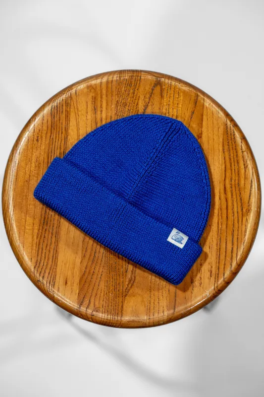 Merz b Schwanen MWBN05 Merino Wool Ribbed Watch Cap - Swan Blue made by Merz B. Schwanen