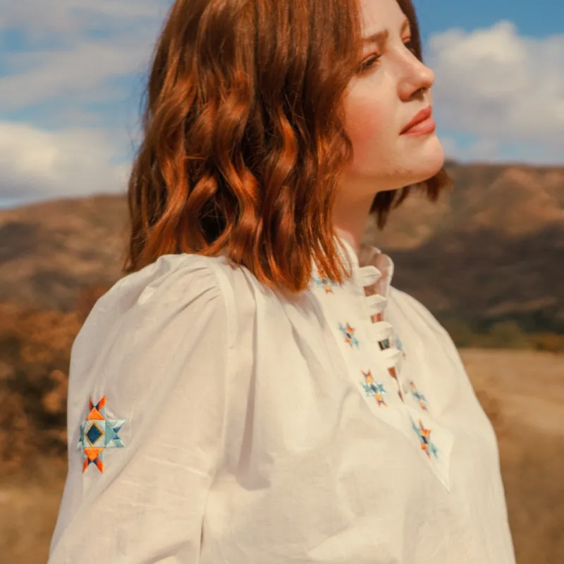 Ada Embroidered Women's Blouse sold by Ginew