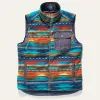 Reversible Thunderbird Denim + Fleece Vest sold by Ginew