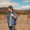 Reversible Thunderbird Denim + Fleece Vest sold by Ginew