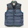 Reversible Thunderbird Denim + Fleece Vest sold by Ginew