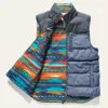 Reversible Thunderbird Denim + Fleece Vest sold by Ginew