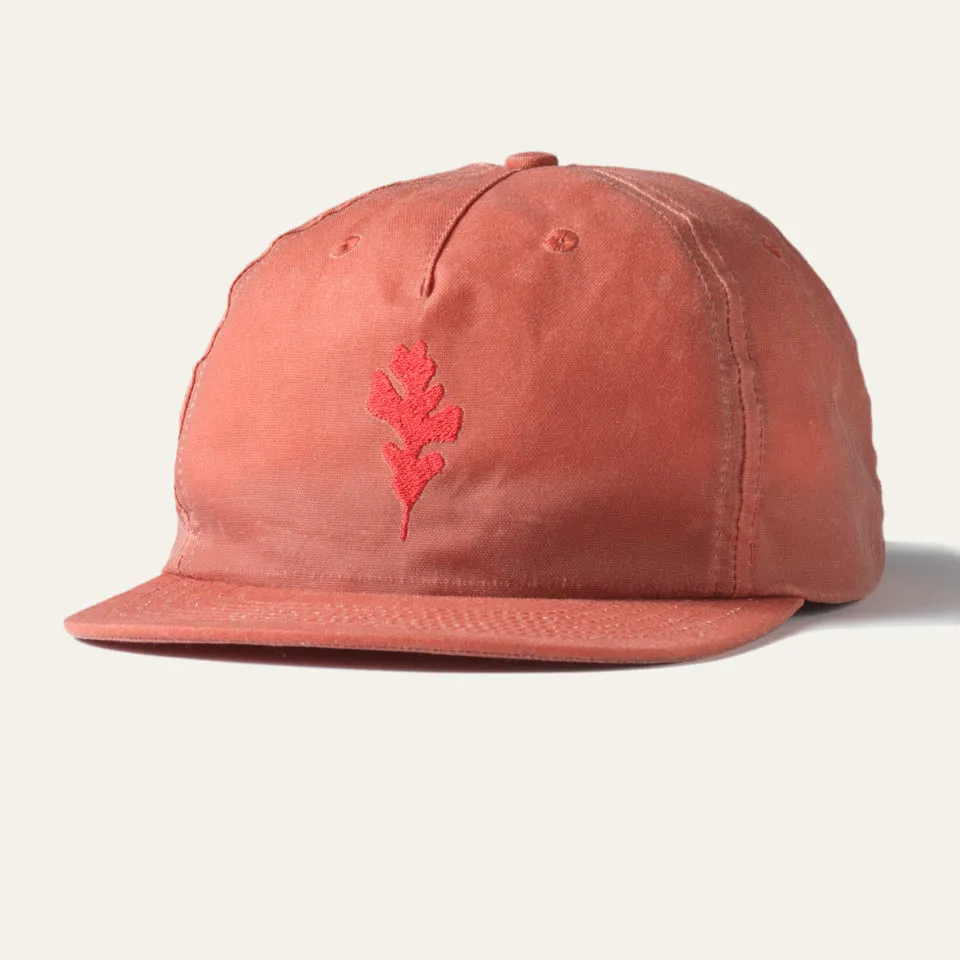 Genesis Leaf Wax Canvas Cap Red sold by Ginew