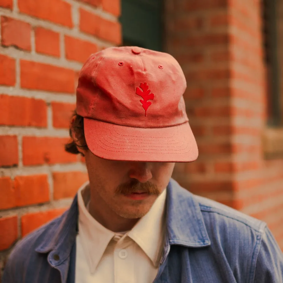 Genesis Leaf Wax Canvas Cap Red sold by Ginew product image thumbnail 5