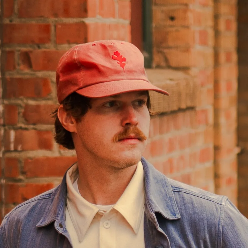 Genesis Leaf Wax Canvas Cap Red sold by Ginew product image thumbnail 2