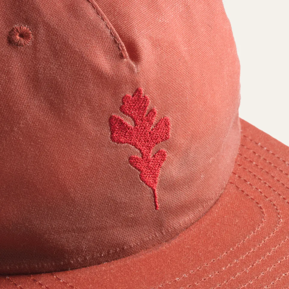 Genesis Leaf Wax Canvas Cap Red sold by Ginew product image thumbnail 3