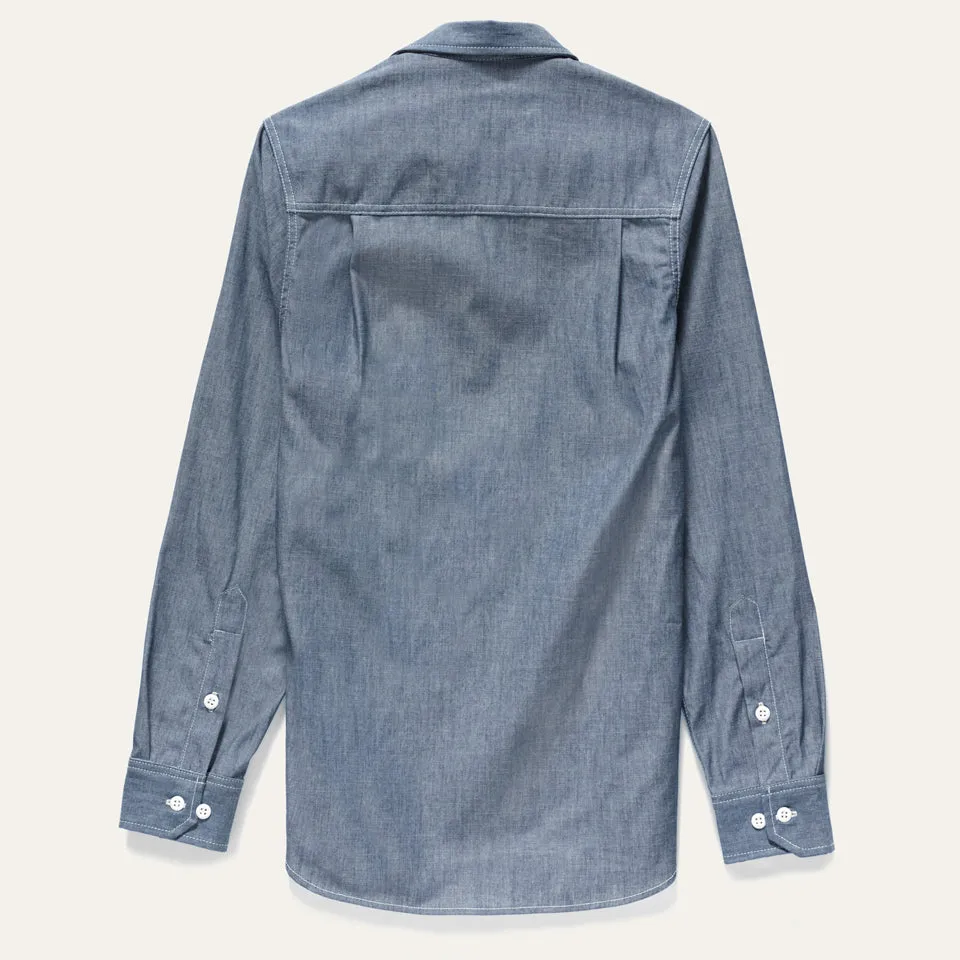 Mohican Crew Shirt Chambray sold by Ginew product image thumbnail 5