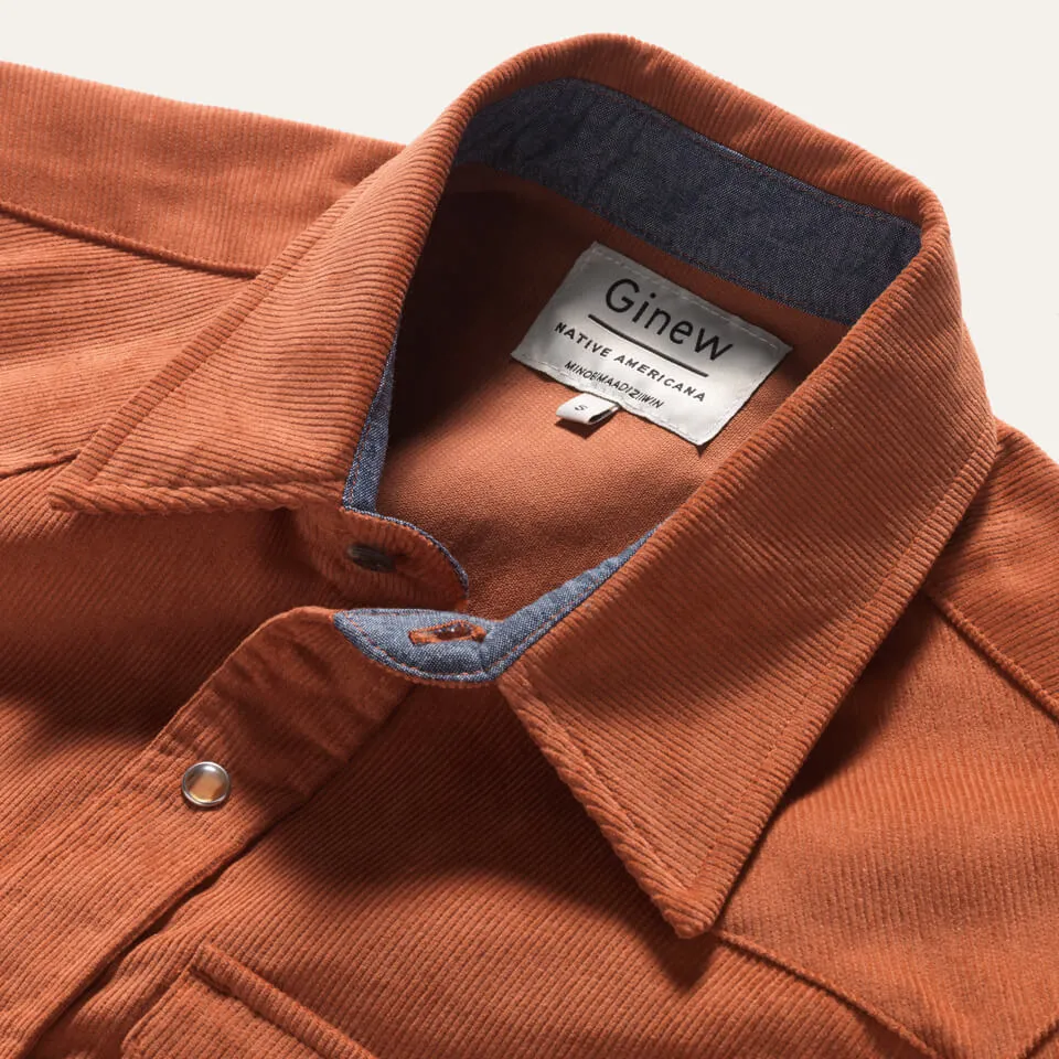 Western Snap Shirt Corduroy sold by Ginew product image thumbnail 2