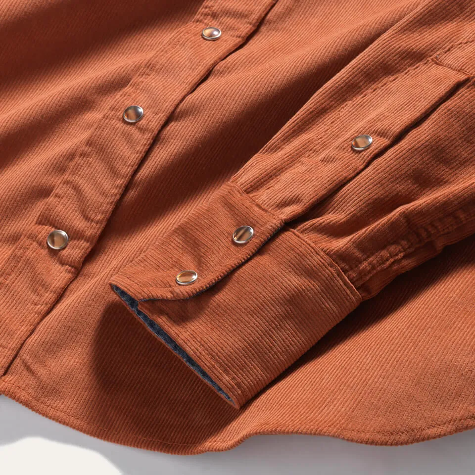 Western Snap Shirt Corduroy sold by Ginew product image thumbnail 5