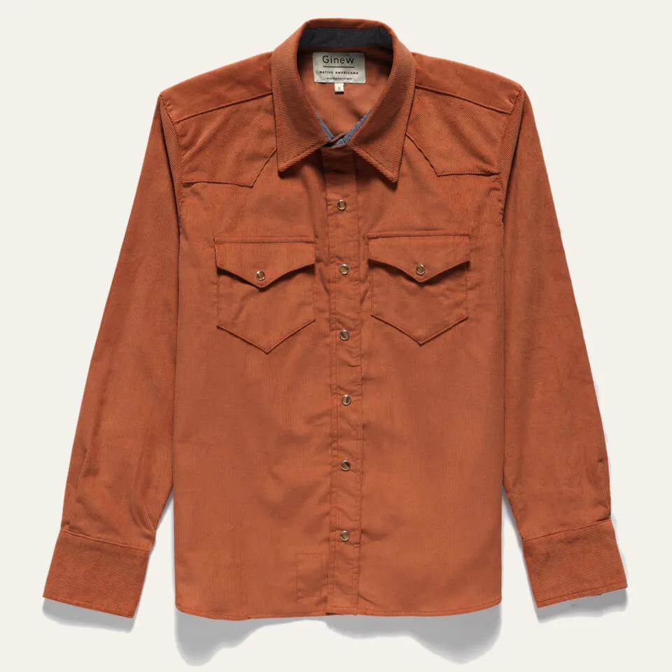 Western Snap Shirt Corduroy sold by Ginew