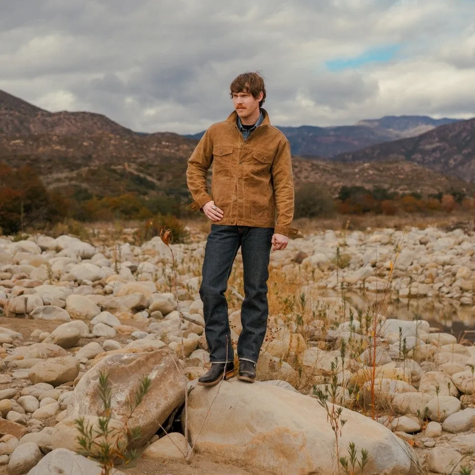 Wax Canvas Rider Jacket Ozaawi (Brown) sold by Ginew product image thumbnail 4