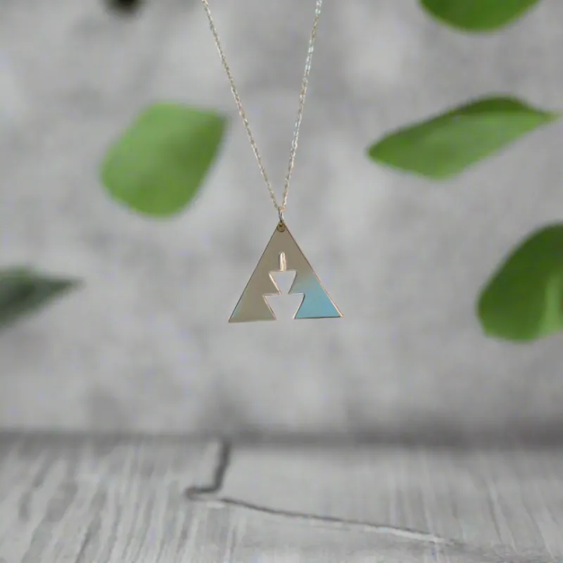 Copper Canoe Woman Lou Necklace sold by Ginew