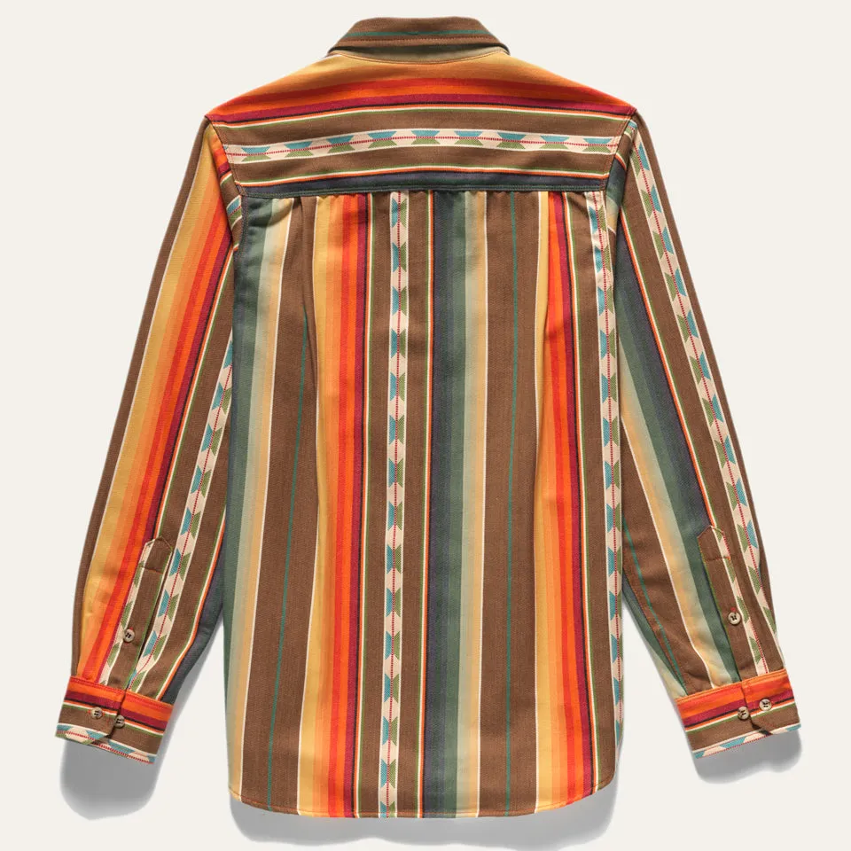 Mohican Stripe Shirt Mountain Pass Brown sold by Ginew product image thumbnail 5