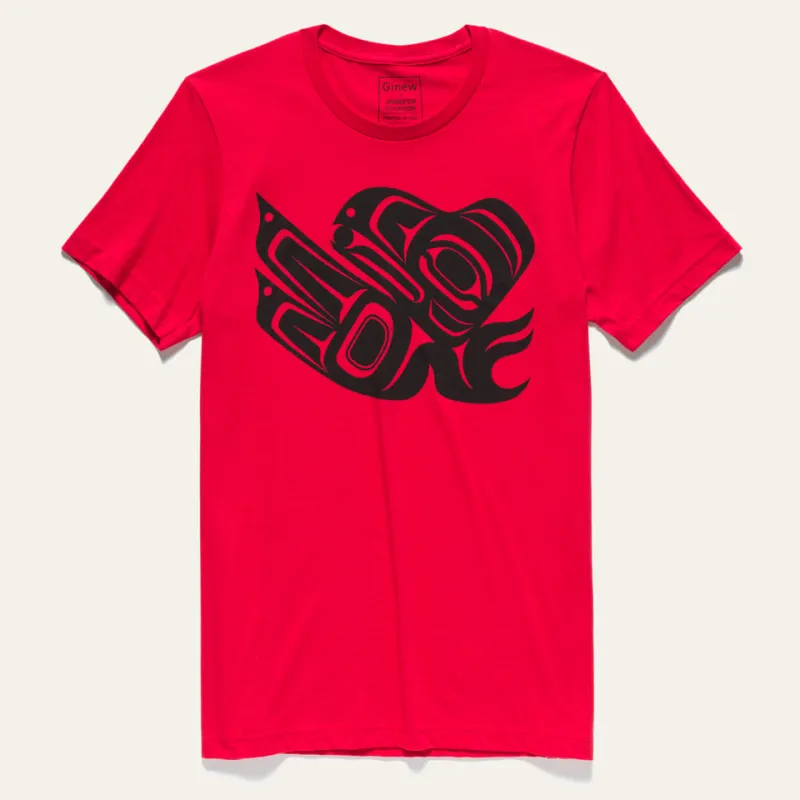 Raven T-Shirt Red sold by Ginew