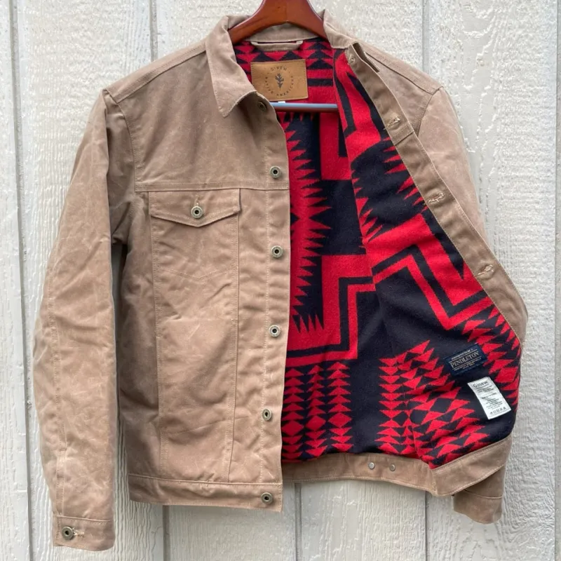 Legends Rider Coat Brown with Walking  Rock Lining Second Quality sold by Ginew