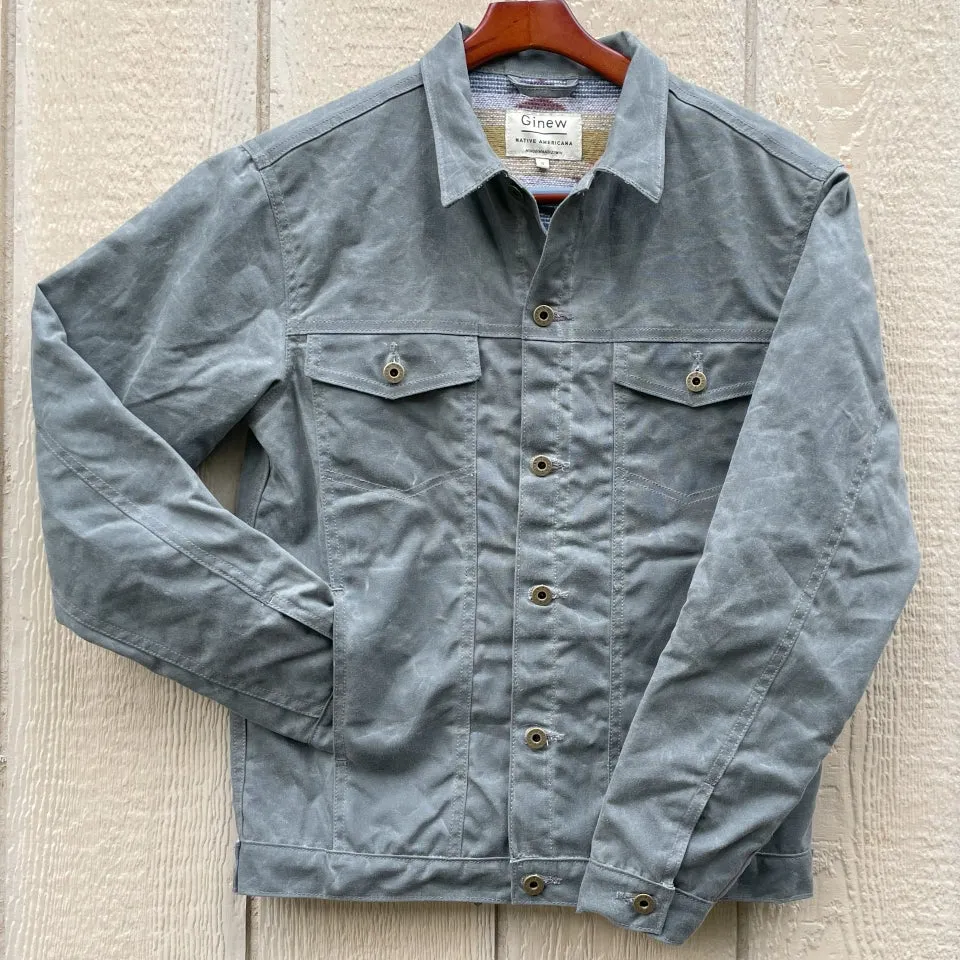 RIDER COAT CHARCOAL WITH WOODLANDS LINING Second Quality sold by Ginew product image thumbnail 5