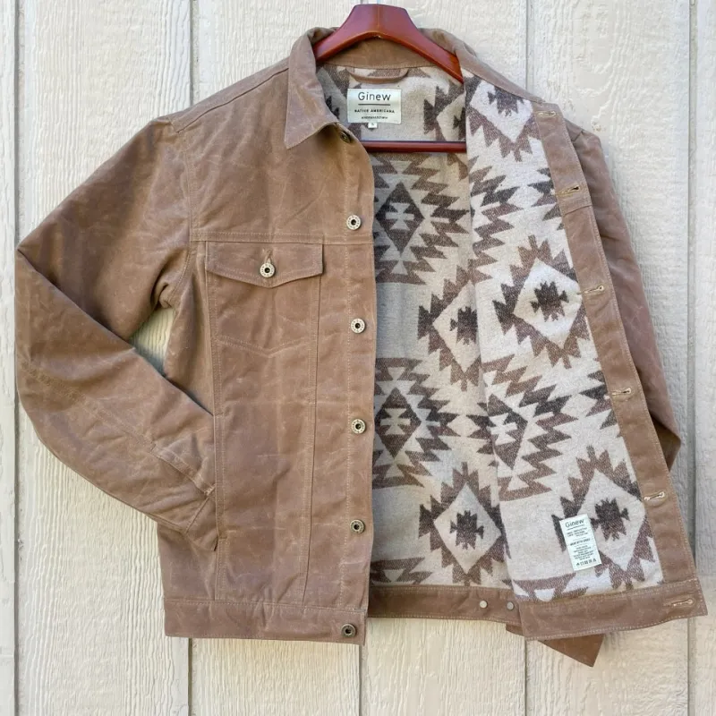Rider Coat Brown with Backcountry Lining Sample sold by Ginew
