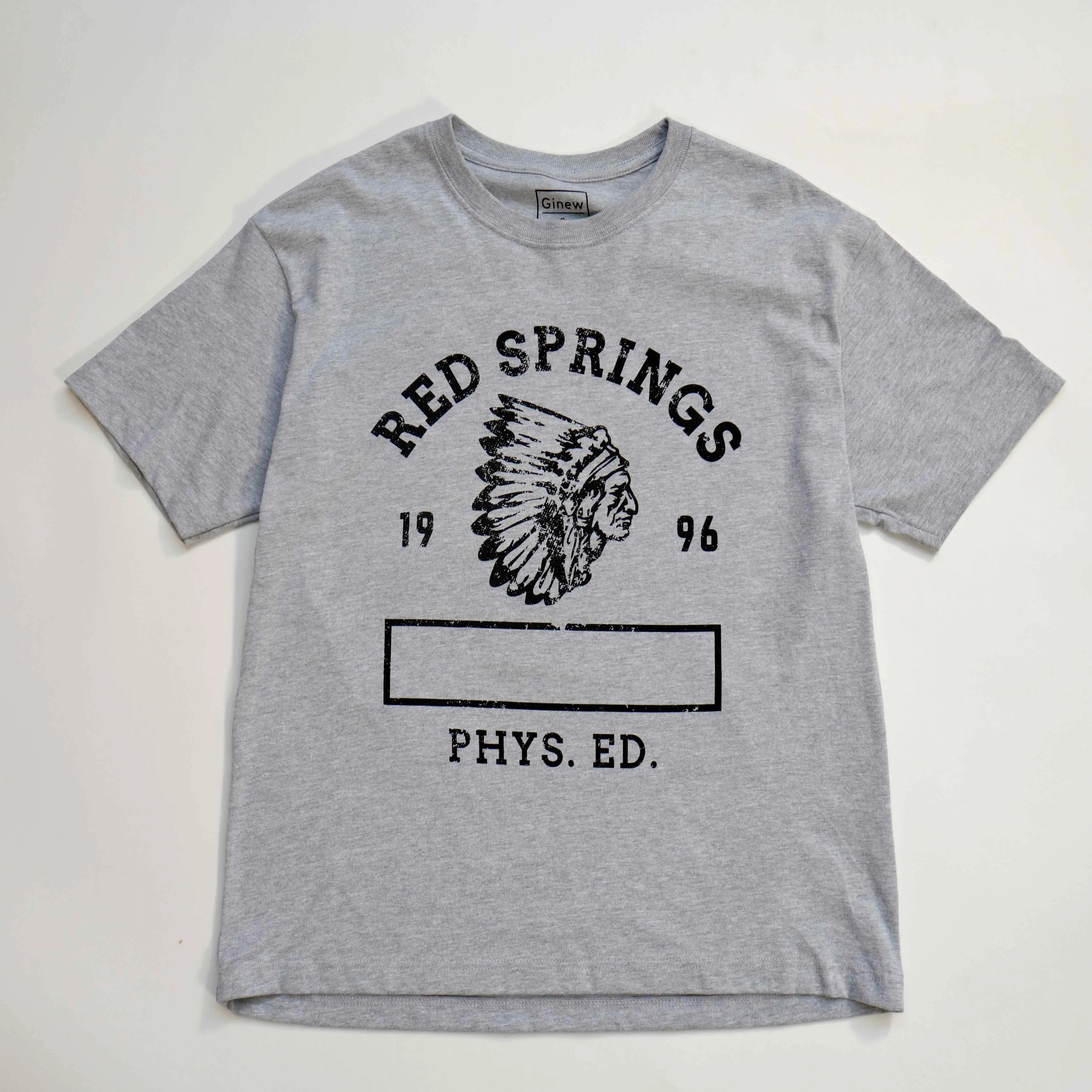 Red Spring Varsity Tee Sample sold by Ginew