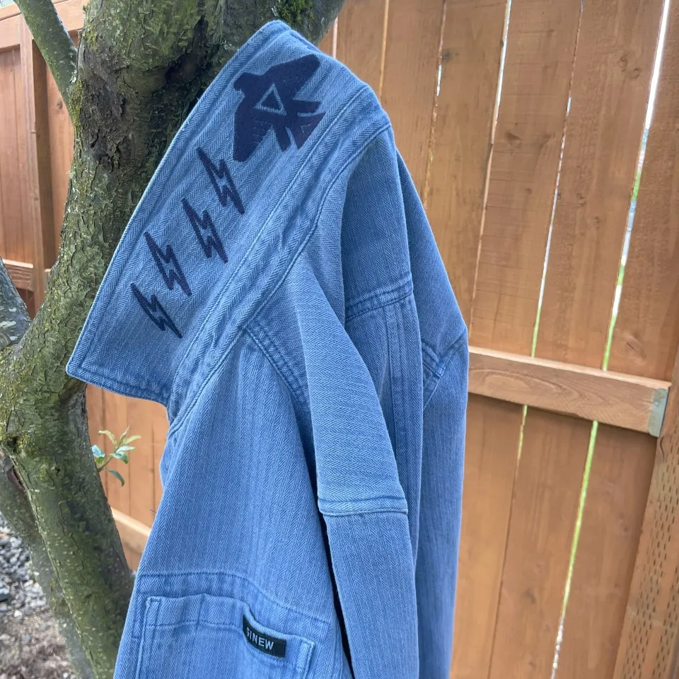 Barn Jacket Indigo Herringbone Sample sold by Ginew product image thumbnail 3