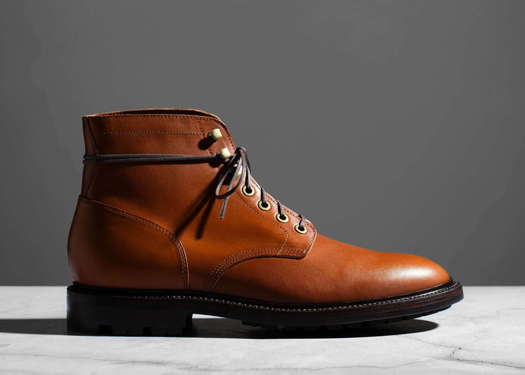 Diesel Boot Saddle Tan with Lug Outsole sold by Grant Stone