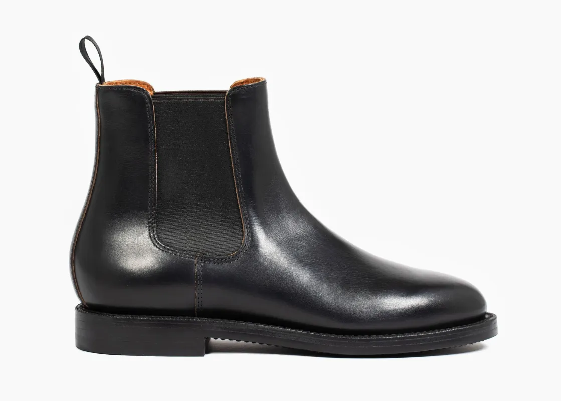 Josephine Chelsea Boot Black Chromexcel sold by Grant Stone