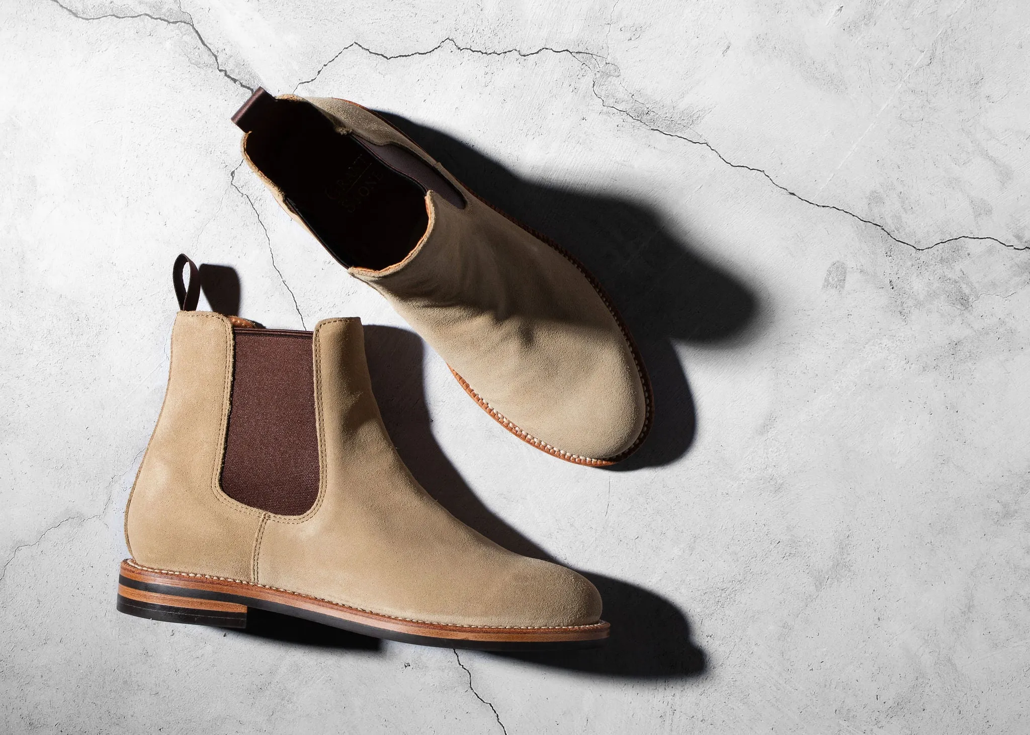 Josephine Chelsea Boot Tan Suede sold by Grant Stone product image thumbnail 3