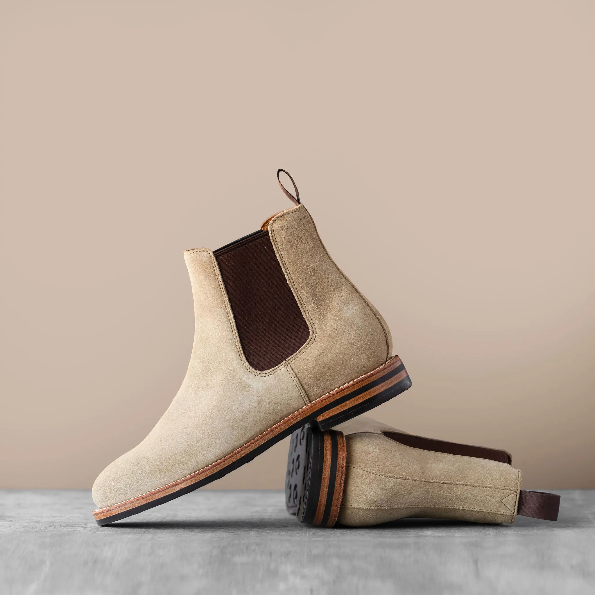 Josephine Chelsea Boot Tan Suede sold by Grant Stone product image thumbnail 5