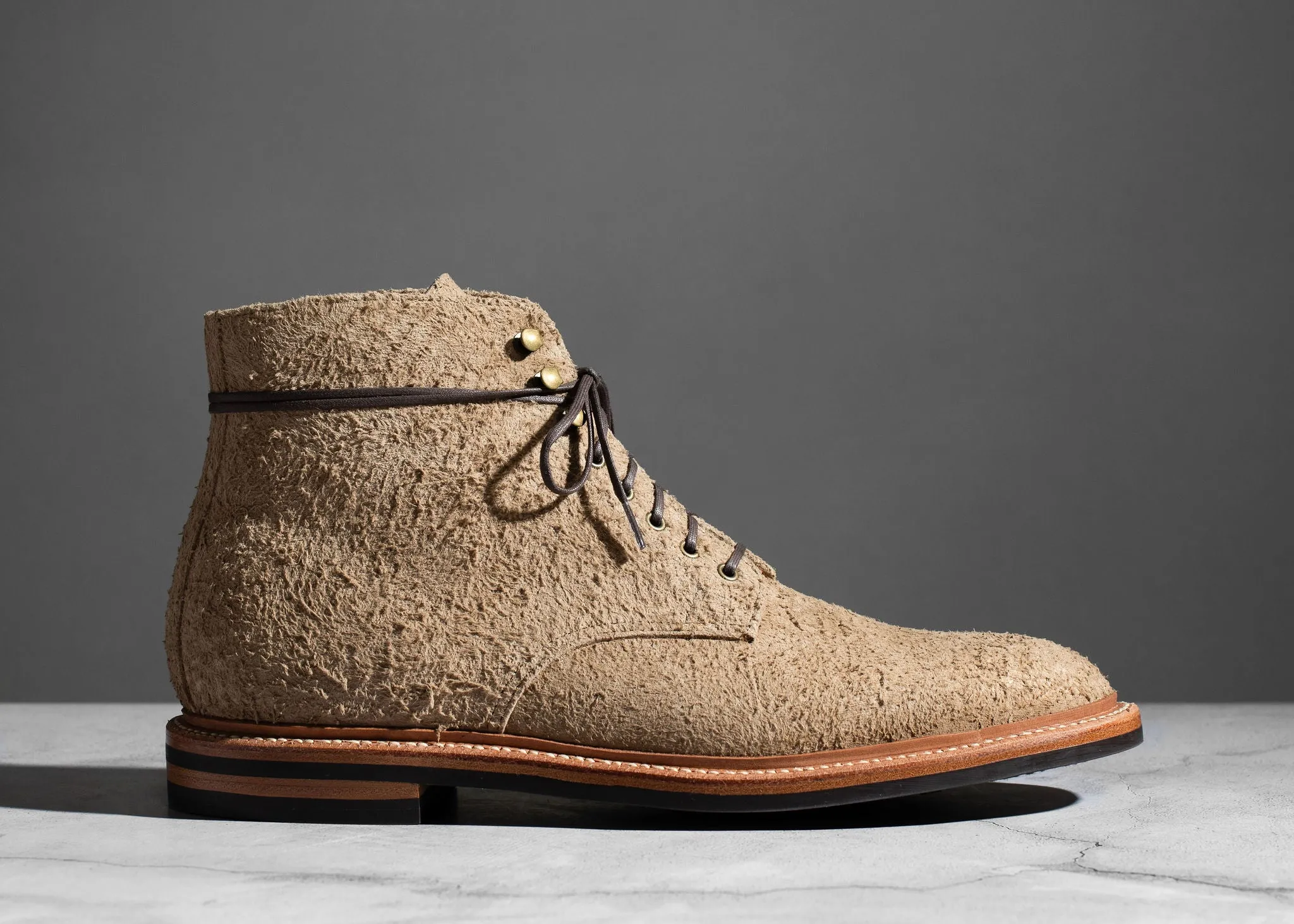 Edward Boot Milkshake Rough Suede sold by Grant Stone