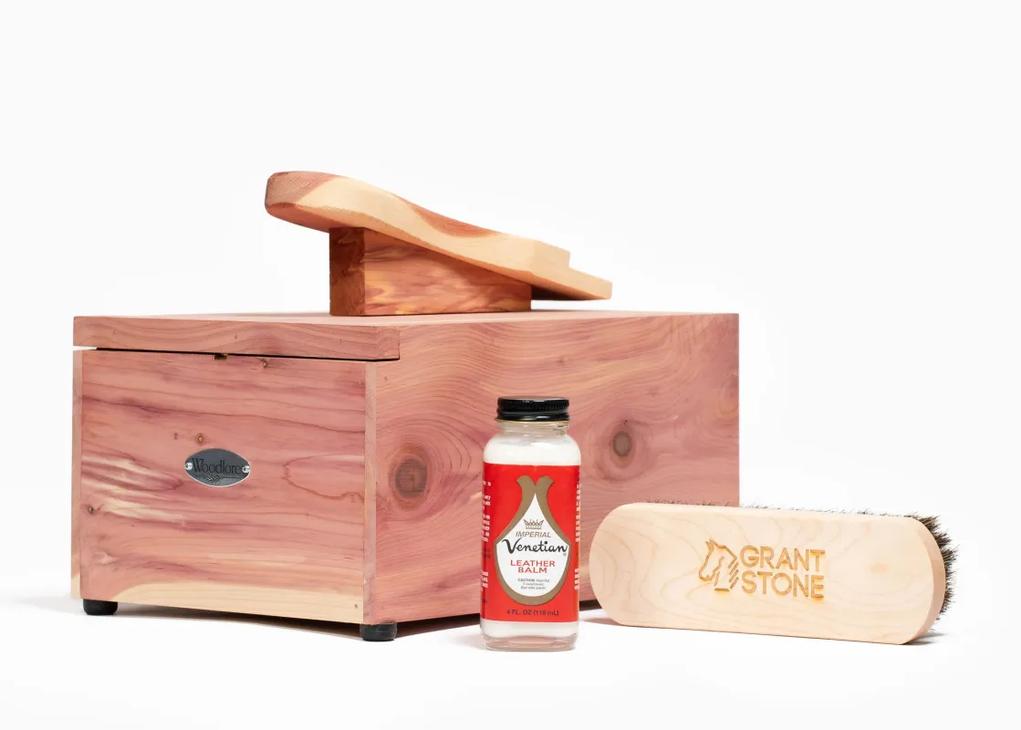 Cedar Shoe Valet Kit sold by Grant Stone