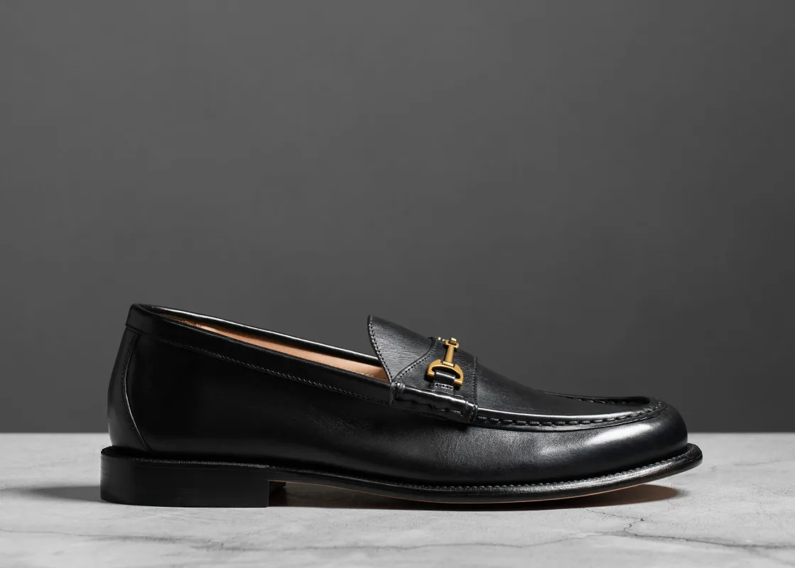 Horsebit Loafer Black Calf sold by Grant Stone