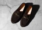 Horsebit Loafer Espresso Suede sold by Grant Stone