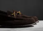 Horsebit Loafer Espresso Suede sold by Grant Stone