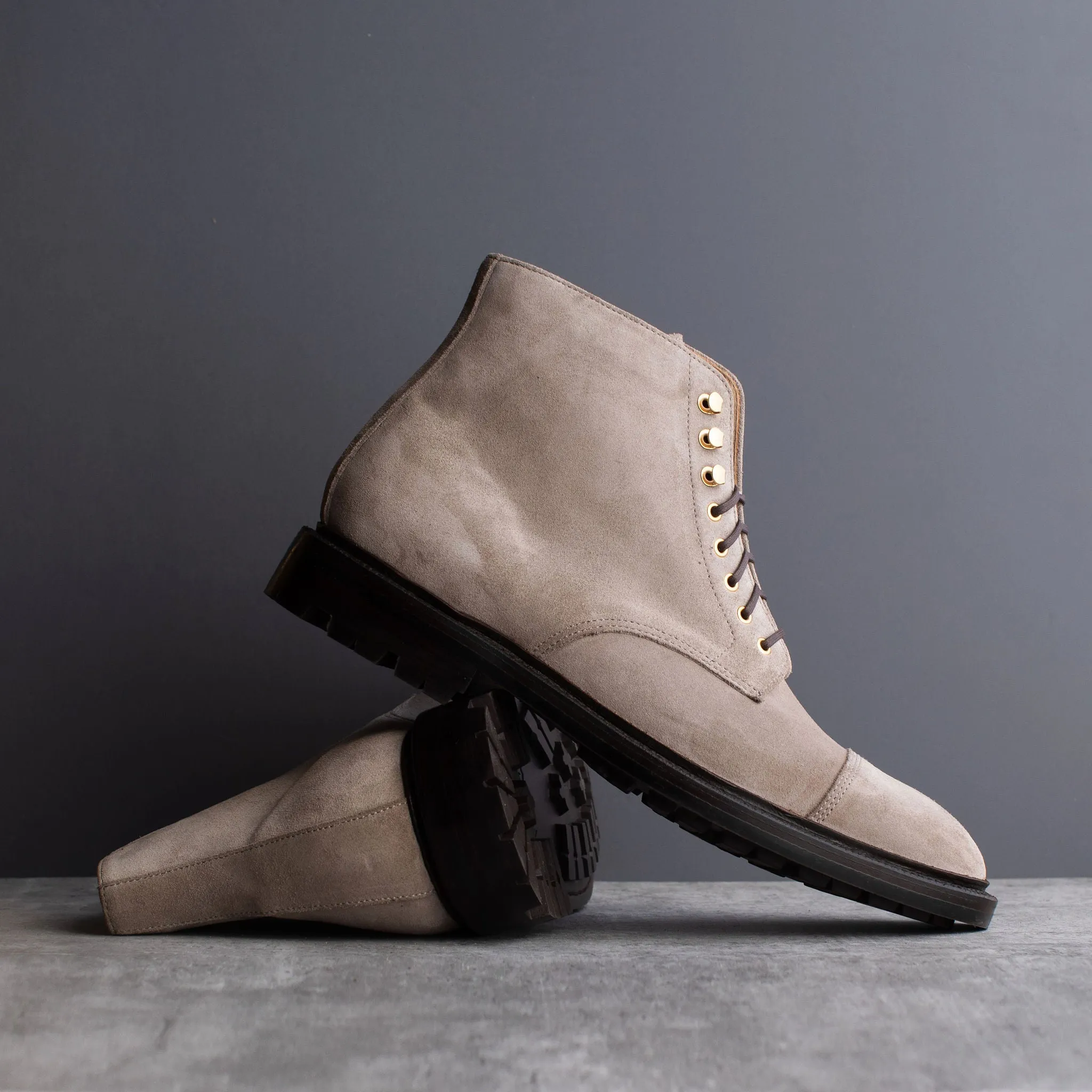 Cap Toe Boot Taupe Suede sold by Grant Stone product image thumbnail 5