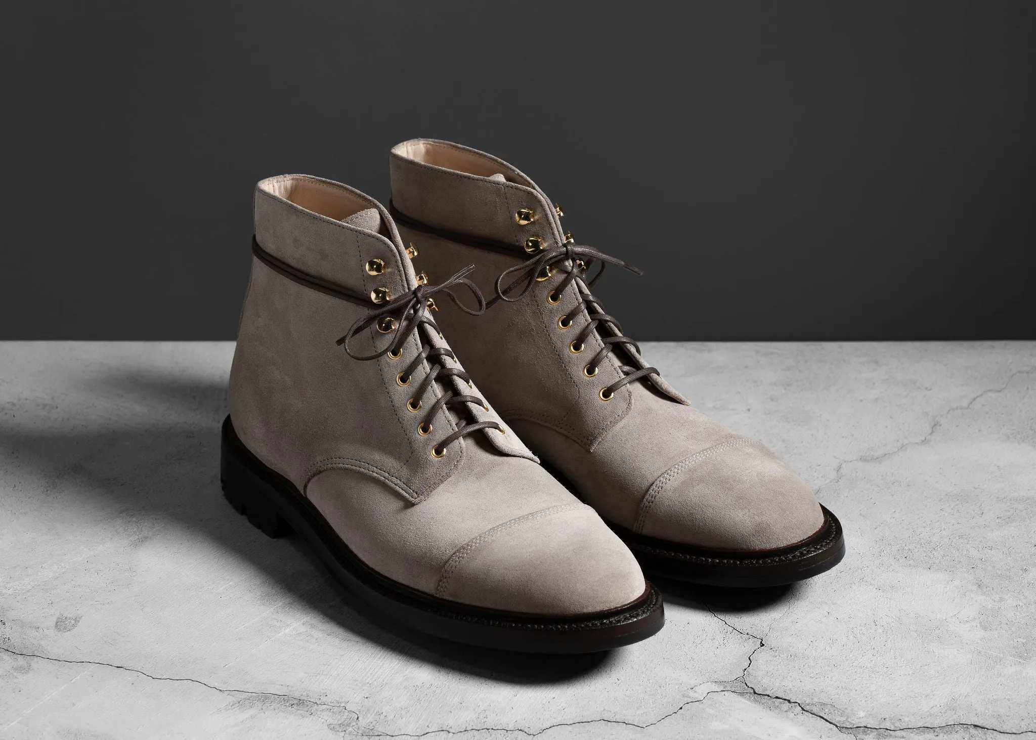 Cap Toe Boot Taupe Suede sold by Grant Stone product image thumbnail 2