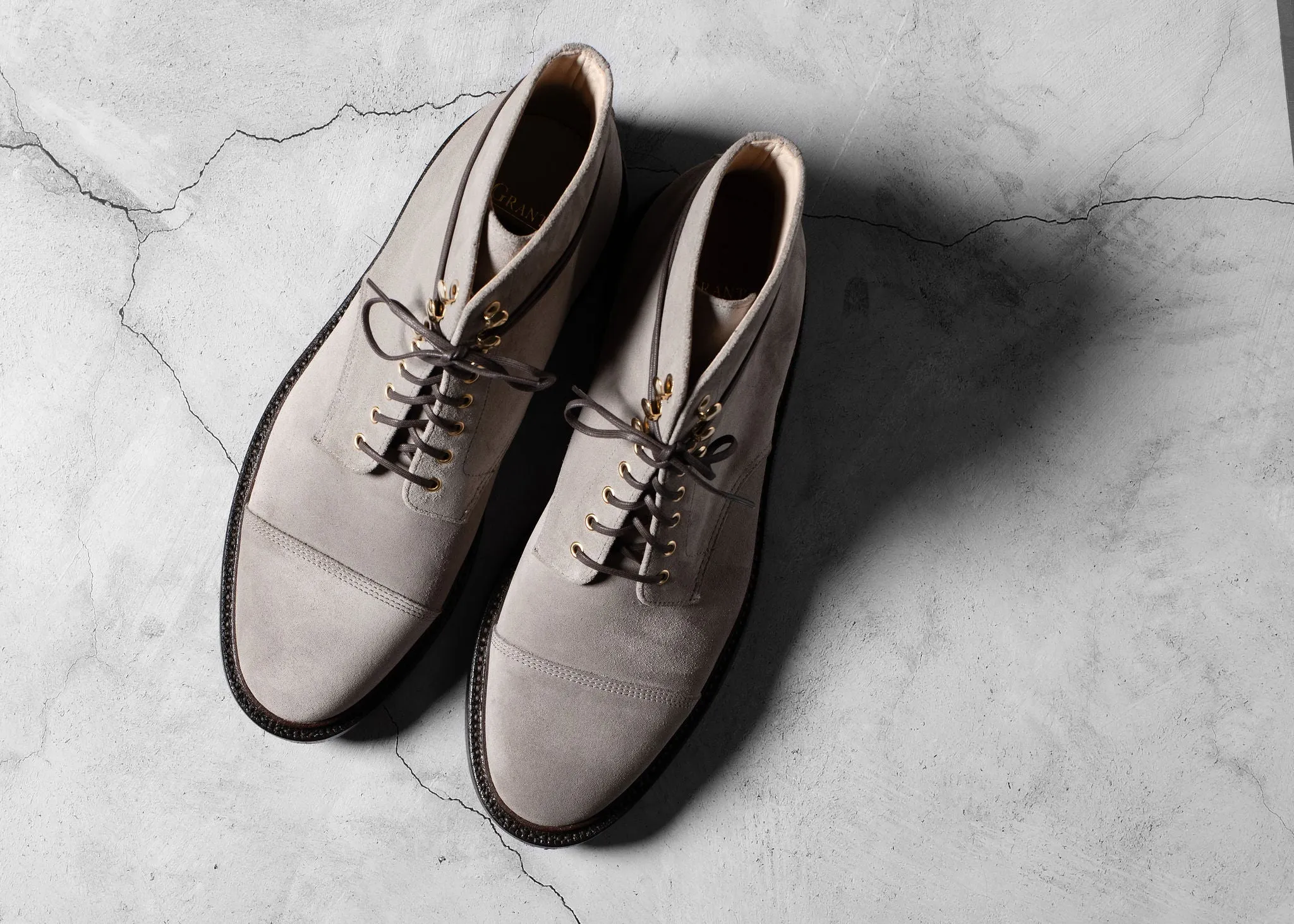 Cap Toe Boot Taupe Suede sold by Grant Stone product image thumbnail 3