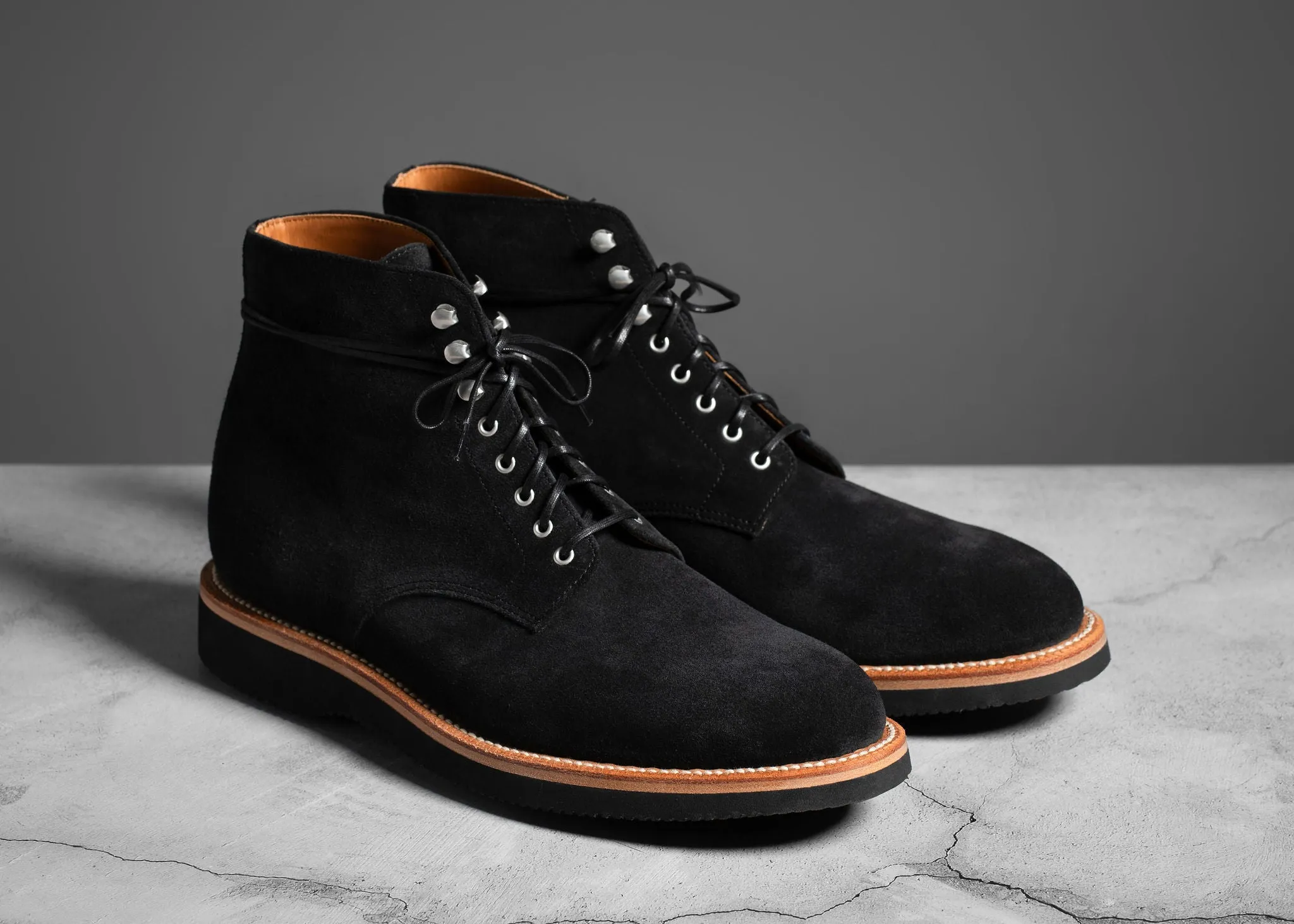 Edward Boot Black Suede sold by Grant Stone product image thumbnail 2