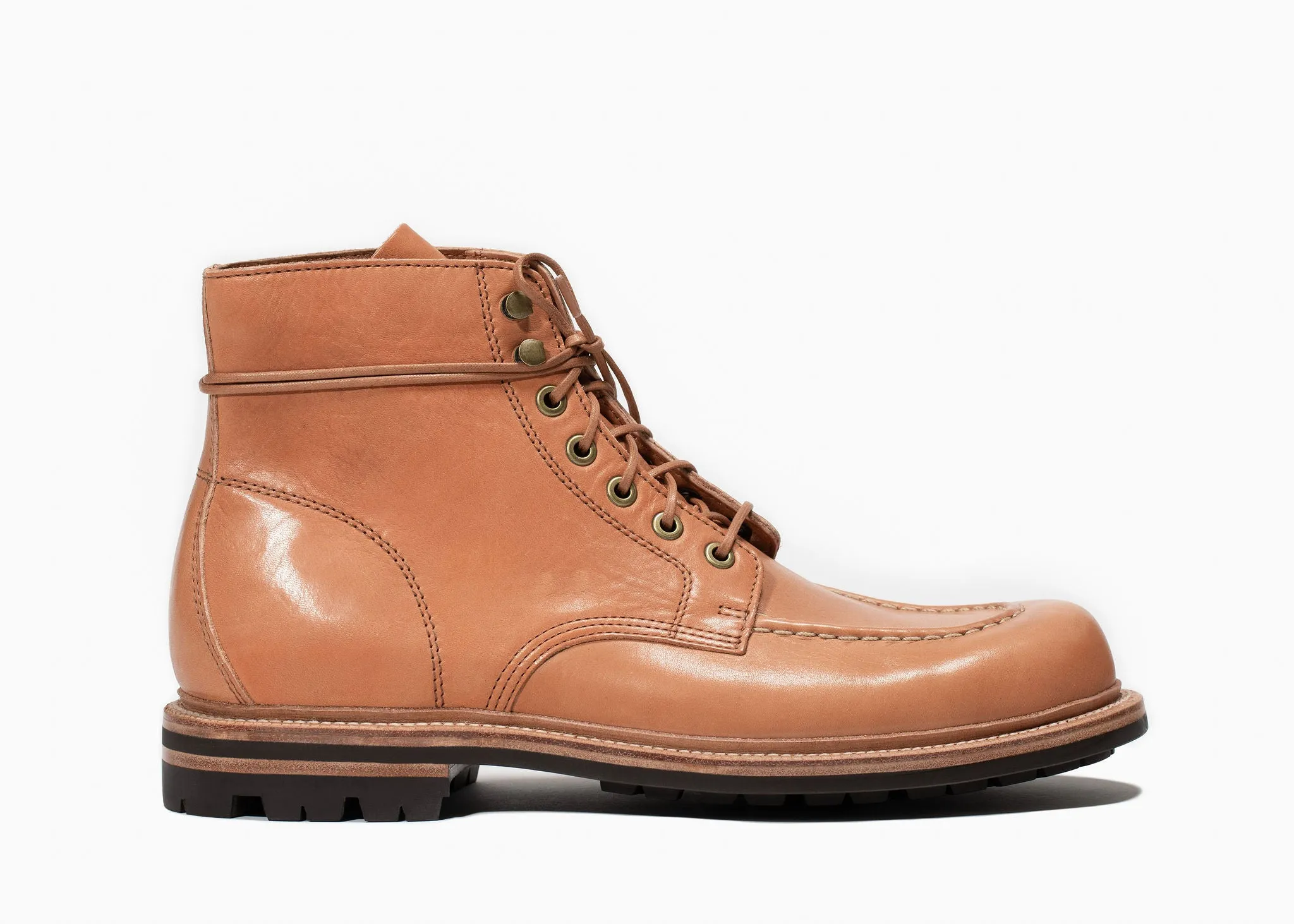 Brass Boot Tan Essex sold by Grant Stone
