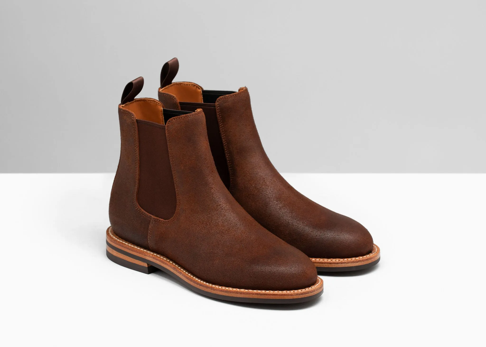 Josephine Chelsea Boot Dark Oak Roughout sold by Grant Stone product image thumbnail 4